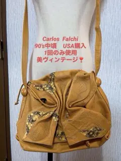 Carlos Falchi 90'sヴィンテージ　USA購入　1回のみ使用　レアのサムネイル