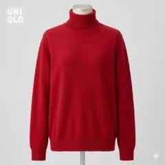 UNIQLO ユニクロ カシミヤ100% タートルネック ニットセーター XL
