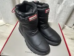 ◆最終お値下げ◆2回着用　HUNTER スノーブーツ　25㎝