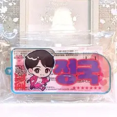 TinyTAN きゅるぽっぷん アクリルブロックキーホルダー ジョングク BTS