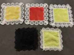 近沢レース　ガチャプチタオル　５枚セット