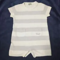 GELATO PIQUE ストライプロンパース 70-80