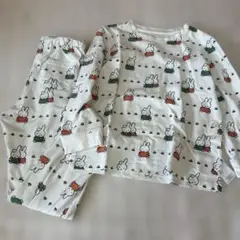 ミッフィー柄 長袖パジャマ 120cm