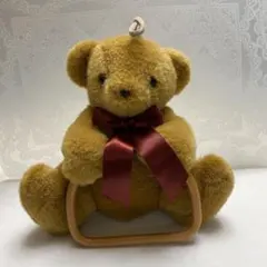 新品　クマ　ブラウン　タオルハンガー
