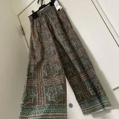 【新品】ヤマダヤ　福袋　radiate インド綿パンツ　総柄　グリーン