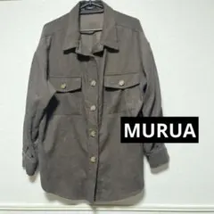 MURUA コーデュロイ シャツ 長袖 ブラウンのサムネイル