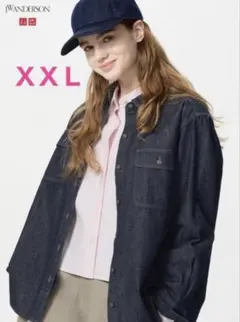 UNIQLO デニムオーバーサイズシャツ　jw
