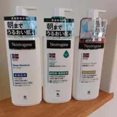 Neutrogena Deep Moisture ローション l3点セット
