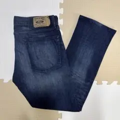 BACK NUMBER WORLD JEANS ダークブルー
