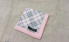 BURBERRY　タオルハンカチ ブランドタグ付き