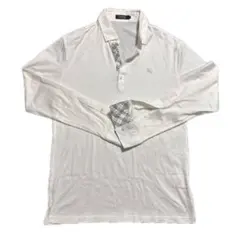 BURBERRY BLACK LABELバーバリー 長袖 ポロシャツ メンズ