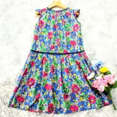 お買得品！マッキントッシュフィロソフィー 花柄プリントワンピース３８