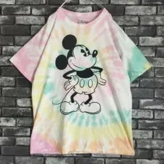 Disney ミッキーマウス タイダイ ディズニー キャラクター tシャツ