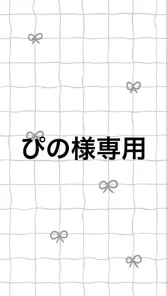 ぴの様専用ページ