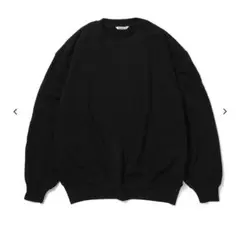 AURALEE オーラリー　スウェット　black サイズ0