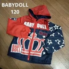 BABYDOLL　パーカー　ジャンパー　ウィンドブレーカー　フリース　赤　120