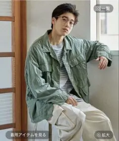 ニコアンド ミリタリージャケット