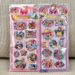ディズニープリンセス ウォーターシール 2枚セット