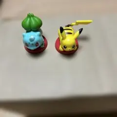 ポケモンチョコエッグ　フシギダネ ピカチュウ ミニフィギュアセット