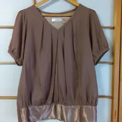 janis market 半袖 Vネック ブラウス Mのサムネイル