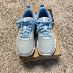 アシックス　スニーカー　21.5センチ　402(ライトミント/ホワイト)