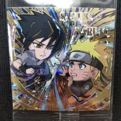 NARUTO　ナルト　ウエハース　シール　CR　サスケ　ナルト