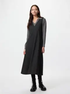 UNIQLO ブラッシュドジャージーワンピース