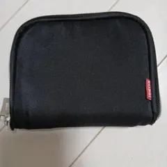 ROBBI 二つ折り財布 ブラック ファスナー式のサムネイル