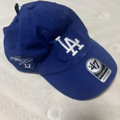 美品 刺繍サイン大谷翔平 エンゼルスキャップ 47BRAND NEW ERA MLB 大谷翔平 カリフォルニア・エンゼルス キャップ
