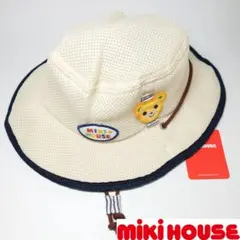 【新品タグ付き】ミキハウス ベビー帽子/キャップ/ハット サイズ48