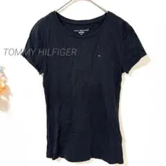 3.512 トミーヒルフィガー 半袖 Tシャツ クルーネック ロゴ刺繡 シンプル