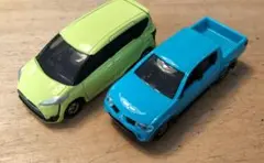 トミカ　トヨタ　シエンタ　三菱 トライトン　2台セットのサムネイル