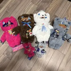 【新品タグ付】ユニバ ハミクマ ぬいぐるみ　ストラップ付きマスコットキーチェーン