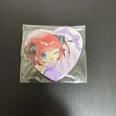 五等分の花嫁 ハート缶バッジ　二乃