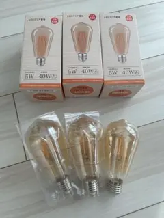 LEDフィラメント電球 5W E26