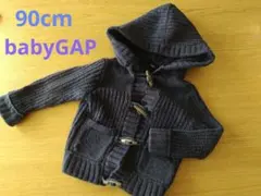 90cm babygapニットダッフルコート　ネイビー　紺　男の子　女の子