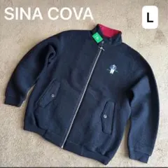 【新品】シナコバ　SINA COVA、ジップ　ジャケット　　メルトン風　Lのサムネイル