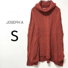 JOSEPH A. タートルネックセーター S カジュアル　シンプル　ケーブル編