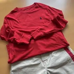POLO RALPH LAUREN 赤 長袖カットソー 160