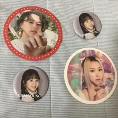 twice チェヨン　まとめ売り　付属品　コースター　缶バッジ　ポストカード