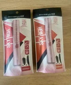 メイベリン　マスカラ　03 あさやけルビー 04 ゆうやけオレンジ セット