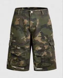 GAP カーゴショートパンツ 迷彩 カモフラ 32 M相当 コットン100