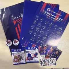 FC東京 配布物セット クリアファイル ストラップ 缶バッジなど