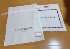 ラブラリーフェイラー　ショッパー ラッピング ピンク 巾着 セット