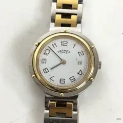 エルメス時計/極極美品クリッパー/新品電池新品仕上げ正常稼働品