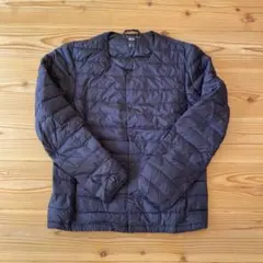 ユニクロ（UNIQLO）ノーカラー・ウルトラ・ライト・ダウン【サイズM】