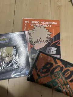 ヒーローアカデミア 爆豪勝己 ラバーコースター・ハンカチ・アクリルボード