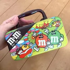 m&m's エムアンドエムス カバン型缶 缶 お菓子