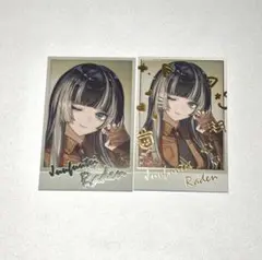 リグロス ReGLOSS 2周年 HMV 儒烏風亭らでん ランダムチェキ風カード