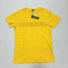 新品 DIESEL ディーゼル 半袖クルーネックＴシャツ メンズ S 黄色